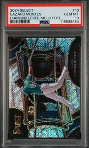 2024 PANINI SELECT DIAMOND LEVEL MOJO FOTL PRIZM 3/3 LAZARO MONTES PSA 10 SSP SP - Bild 1 von 3