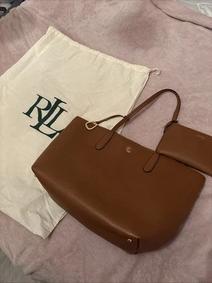Ralph Lauren Women's Large Brown Leather Shopper Bag - Good Condition - Image 1 of 4