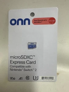 ONN MICROSDXC 512 GB storage MicroSD Card - Picture 1 of 2