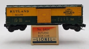 Lionel 6464-300 Vintage O Rutland Boxcar - Type IIA/Box - Picture 1 of 4