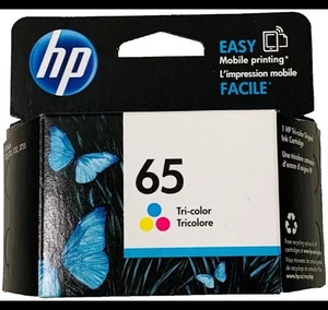 2 - Neu Original HP 65 Farben Tintenpatronen Tasche DeskJet, 1 Karton ist geöffnet - Bild 1 von 3