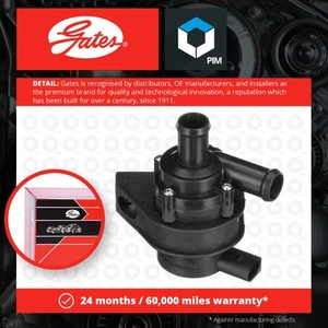 Electric Water Pump fits VW EOS 1F 3.6 09 to 10 Gates 1K0965561B VOLKSWAGEN New - Picture 1 of 5