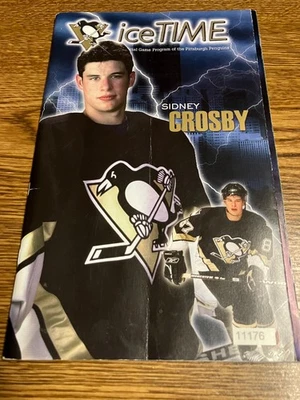 Pittsburgh Penguins, Sidney Crosby, FIRST Home Game Program, 10/08/05 vs Bruins - Image 1 of 4