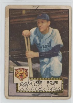 1952 Topps Semi-High # Red Rolfe #296 - Image 1 of 2
