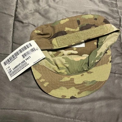 Boné de patrulha OCP exército/USAF 7 1/4 nylon/algodão multicâmera uniforme de combate camuflado - Imagem 1 de 4