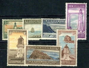 NEUSEELAND LEBENSVERSICHERUNGSMARKEN 1947 25-27,29-32 * TEILSATZ (F5063 - Bild 1 von 2