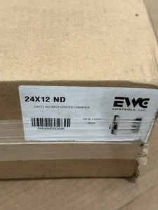 NEW EWC Controls 24X12 ND 24 x 12 Motorized Damper EWCND2412 - Picture 1 of 3