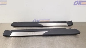 19 LEXUS LC500 INTERIOR DOOR SILL SCUFF PLATE TRIM SET BLACK - Picture 1 of 12