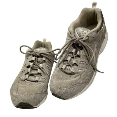Easy Spirit Romy Women's Tan Suede Walking Sneakers 8 Wide - Image 1 of 4