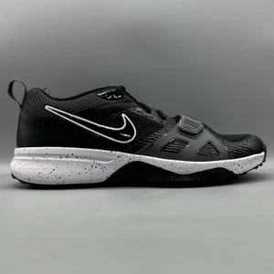 Nike Air Zoom Diamond Elite Turf Baseball Men's Size 12.5 Shoes Cleats Black  - Picture 1 of 9