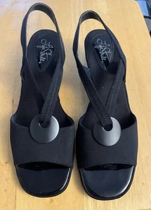 Life Stride Damen-Sandalen/niedriger Absatz schwarz Größe 10 - Bild 1 von 6