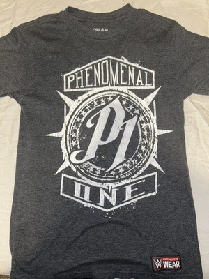 Camiseta AJ Styles WWE Grande P1 Fenomenal Slam Crate WWF TNA Peso Pesado Foto 1 de 4