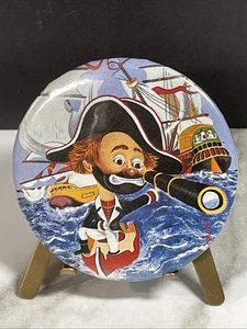 Emmett Kelly The Clown Ship Captain Telescope Pinback Button HS29c - Picture 1 of 2