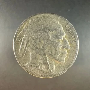1924 Buffalo Nickel - Well-Worn Detail - Picture 1 of 4