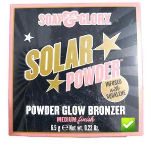 Soap & Glory Solar Powder Glow Bronzer Full Size 6,5 g Medium nuovo e imballato - Foto 1 di 2