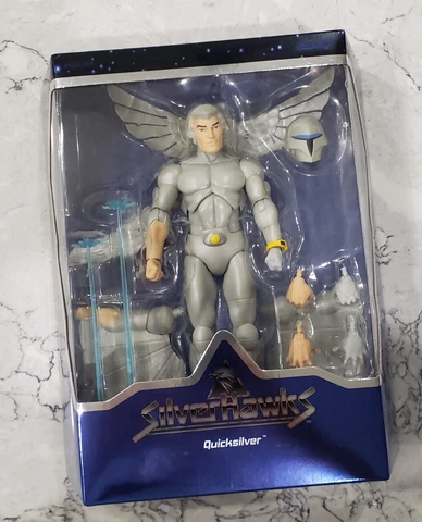 SilverHawks Ultimates Quicksilver - 7 Inch Action Figure Super7 NEW Cover