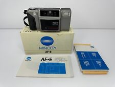 Minolta AF-E Film Camera Point and Shoot 35mm 1:3.5 Auto Focus Auto Flash Manual