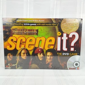 Scene It? Pirates of the Caribbean DVD Board Game Mattel Complete New and Sealed - Picture 1 of 8