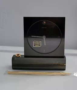 Seiko Quarz Schreibtischuhr & Stift Made in Japan - Bild 1 von 7