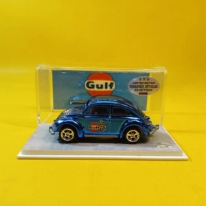 Hot Wheels '62 VOLKSWAGEN BEETLE Blue CHROME GULF (WANGSTAR CUSTOM) REAL RIDERS - Picture 1 of 15