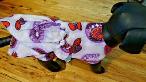 Red Hat Society Lavender Hankie Dog Dress Bark Avenue Original - Size XS - Picture 1 of 12