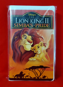 VHS d'animation Disney King II Simba's Pride 1998 avec étui/inserts à clapet
