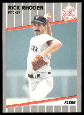 1989 Fleer #266 Rick Rhoden Glossy - NM+ - Image 1 of 2