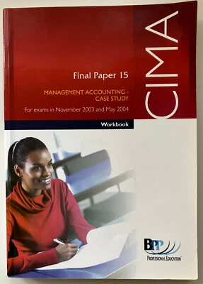 CIMA Case Study Workbook | Management Accounting - Image 1 of 4