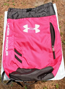 Under Armour Pull String closure Backpack Storm Pink Custom #4 - Picture 1 of 5