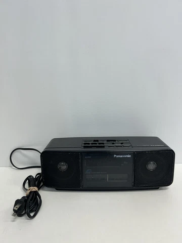 Vintage Panasonic ATS Stereo Clock Radio RC-X220, Audio Input, Headphone Input Cover