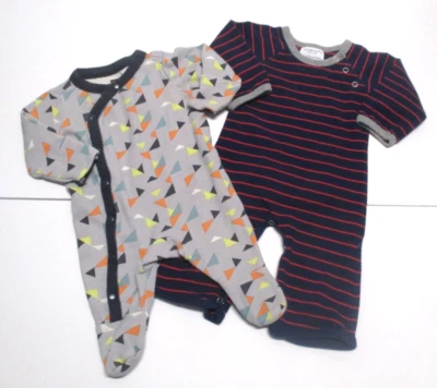 2 INFANTES NIÑOS COLECCIÓN TÉ TOOBY DOO GRIS AZUL TRAJES TALLA RECIÉN NACIDO Y 0-3 MESES Foto 1 de 3