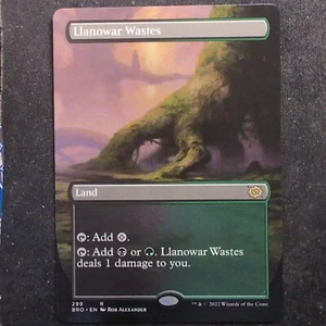Llanowar Wastes - Borderless - The Brothers' War (MTG) - Bild 1 von 2