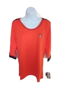 NCAA OKLAHOMA STATE COWBOYS UG APPAREL WOMENS Large SHIRT NWT ORANGE - Picture 1 of 5