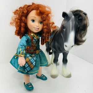 My First Disney Princess Toddler Brave Merida & Angus Horse RARE - Picture 1 of 12