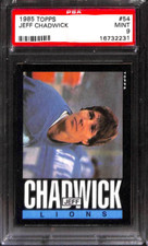 1985 Topps #54 JEFF CHADWICK PSA 9 16732231