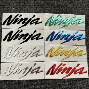 Motorcycle Fuel Gas Tank 3D Emblem Decals For Kawasaki Ninja Bike Badge Stickers - Bild 1 von 8