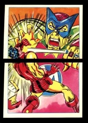 IRON MAN 1984 Marvel Secret Wars Sticker Puzzle #32 - 33 C3 - Image 1 of 2