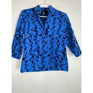 Andria Lieu collection stretchy textured blazer size M - Picture 1 of 5