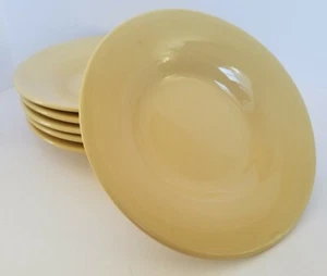6 Pottery Barn Sausalito Natural (Ivory) Large 10 1/8" Salad Plates - Picture 1 of 5