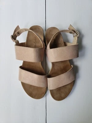 Paul Green Selma Slingback Suede In Shimmer Rose Sandals Size UK 7.5 US 10 - Image 1 of 4