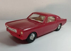 Vtg. 1965 Processed Plastics Ford Mustang Fastback Plastic Dealer Promo Car 1/24 - Picture 1 of 16