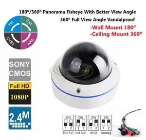 Mini telecamera a cupola analogica CCTV super ampia 1,7 mm Effio-E 700 TVL per interni/esterni - Foto 1 di 8