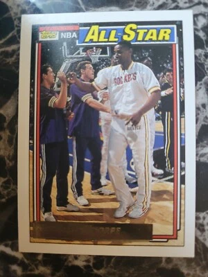 Otis Thorpe 1992 Topps Gold AS Basketball Card #124 - Изображение 1 из 2