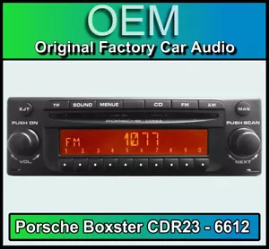 Porsche Boxster 986 CDR23 CD player radio stereo Becker BE6612 PLUG AND PLAY - Picture 1 of 4