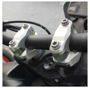 1290 SUPER ADV Handlebar Riser Bar Mount Handle Clamp 28MM For 790 890 1190 ADV - Picture 1 of 12