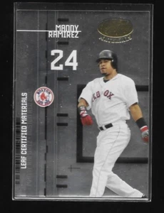 2005 Leaf Certified Materials Previews Manny Ramirez #LC-10 - Picture 1 of 1