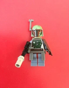 LEGO STAR WARS BOBA FETT Minifigure #8097 w BLASTER 2010 Slave I Mandalorian - Picture 1 of 3