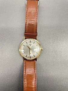 Jules Jurgensen 10K Gold Filled 1960's Windup Men watch, keeps time - Picture 1 of 6