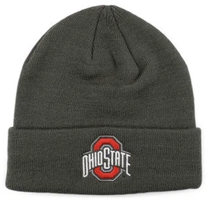 Ohio State Buckeyes anthrazitgraue Strickmütze mit Bündchen - Bild 1 von 1