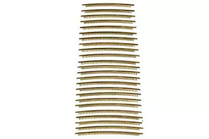 Hosco Precut Phosphor Bronze Fretwire 10" radius - 24 Piece Set - Picture 1 of 5